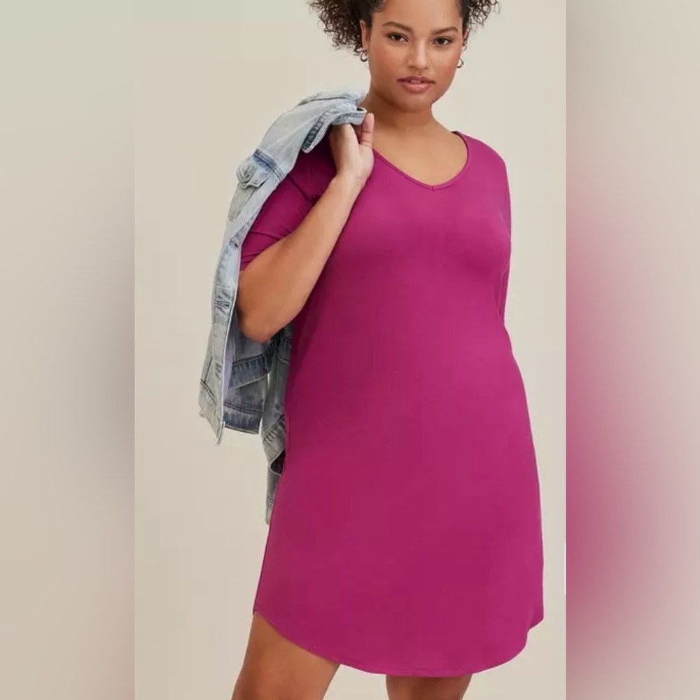 Torrid Mini Super Soft Tee Shirt Dress